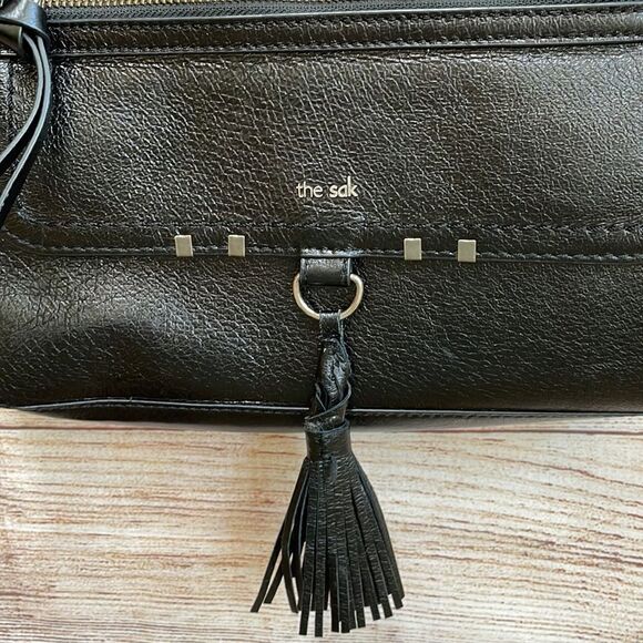 THE SAK LEUCADIA CROSSBODY IN BLACK LEATHER - Picture 5 of 8